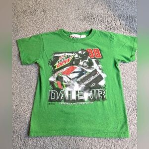 Nascar Dale Jr Mt Dew Hendrick Motor Sports Youth Small Tee Unisex